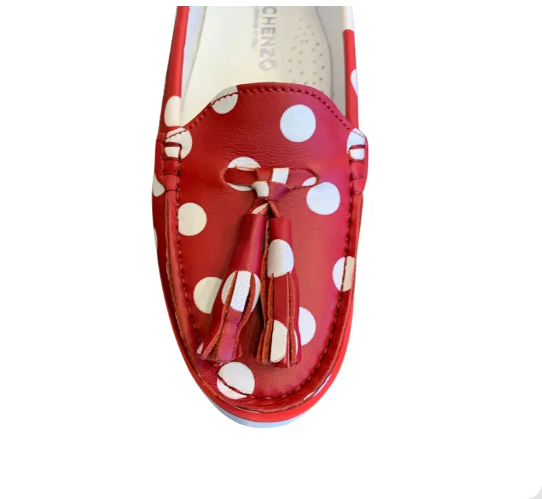 1247 Red Polka Dot Loafer