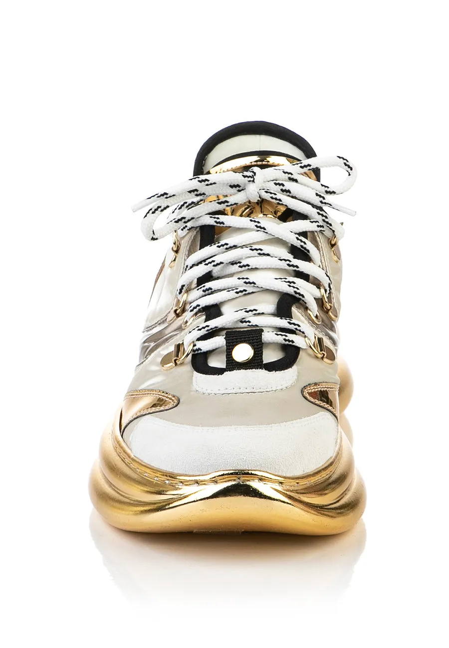 7520 Loriblu Sneakers / White - Gold