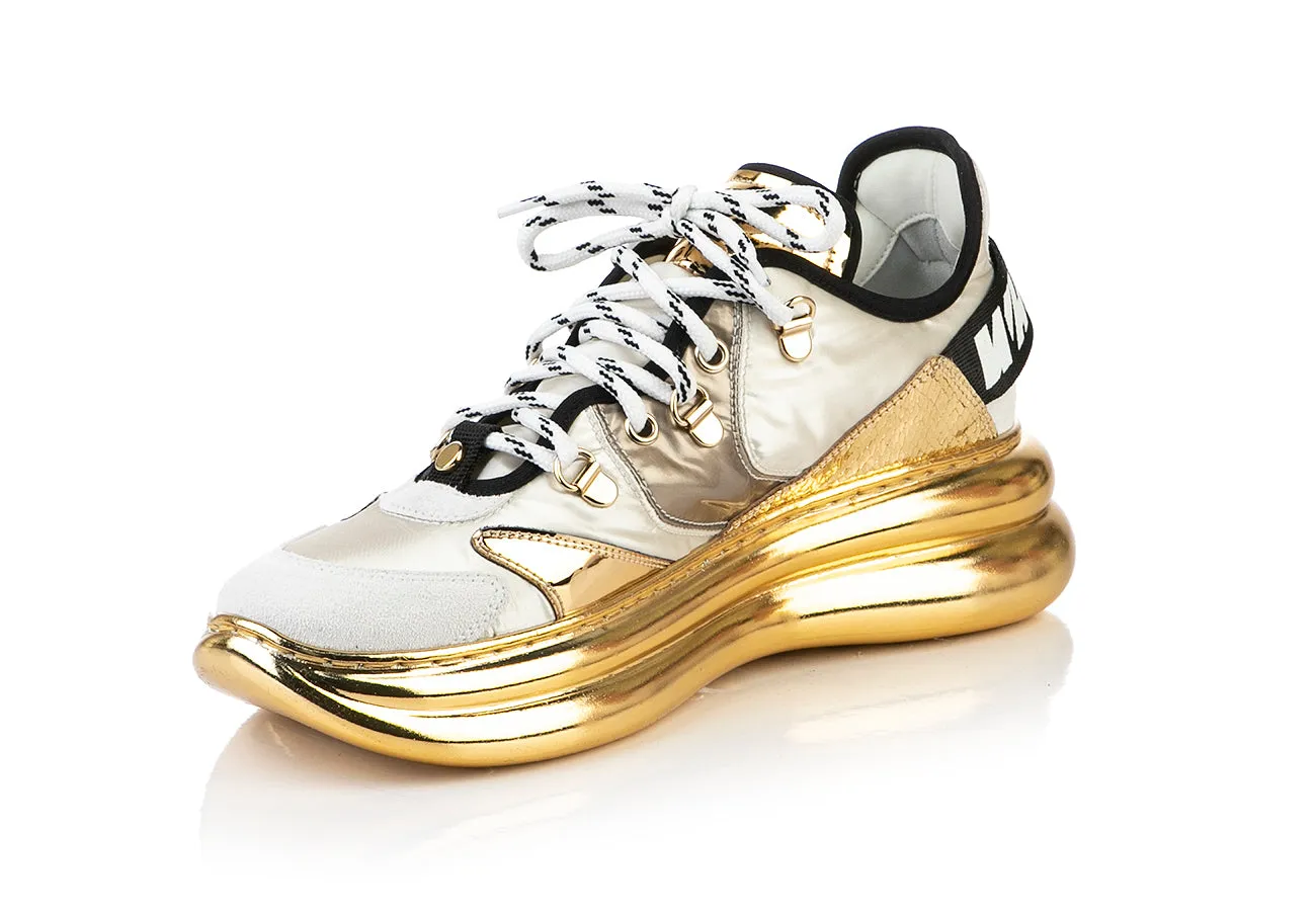 7520 Loriblu Sneakers / White - Gold