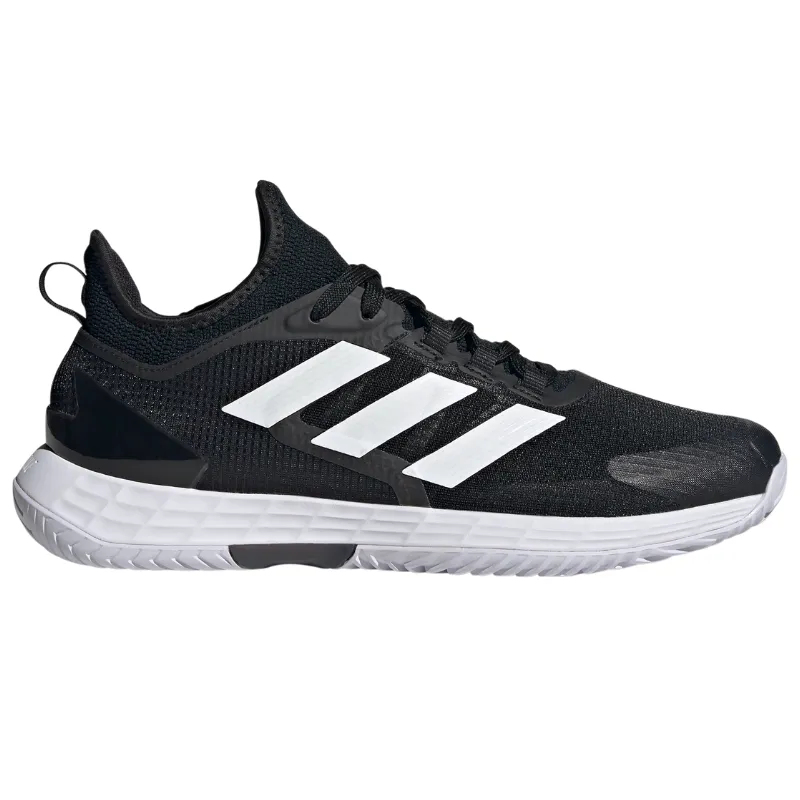 Adidas Adizero Ubersonic 4.1 Mens Tennis Shoes - Core Black / White / Grey Four