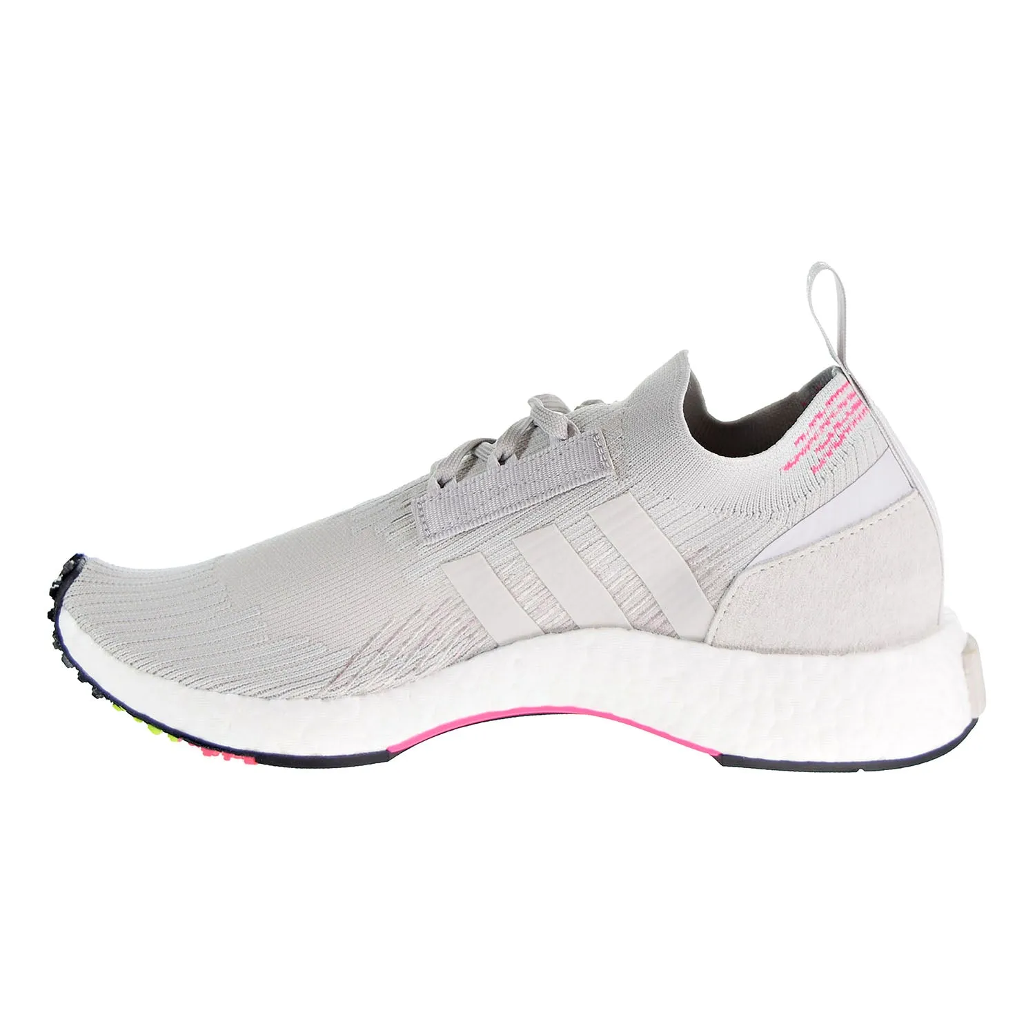 Adidas NMD_Racer Primeknit Men's Shoes Grey One/Solar Pink