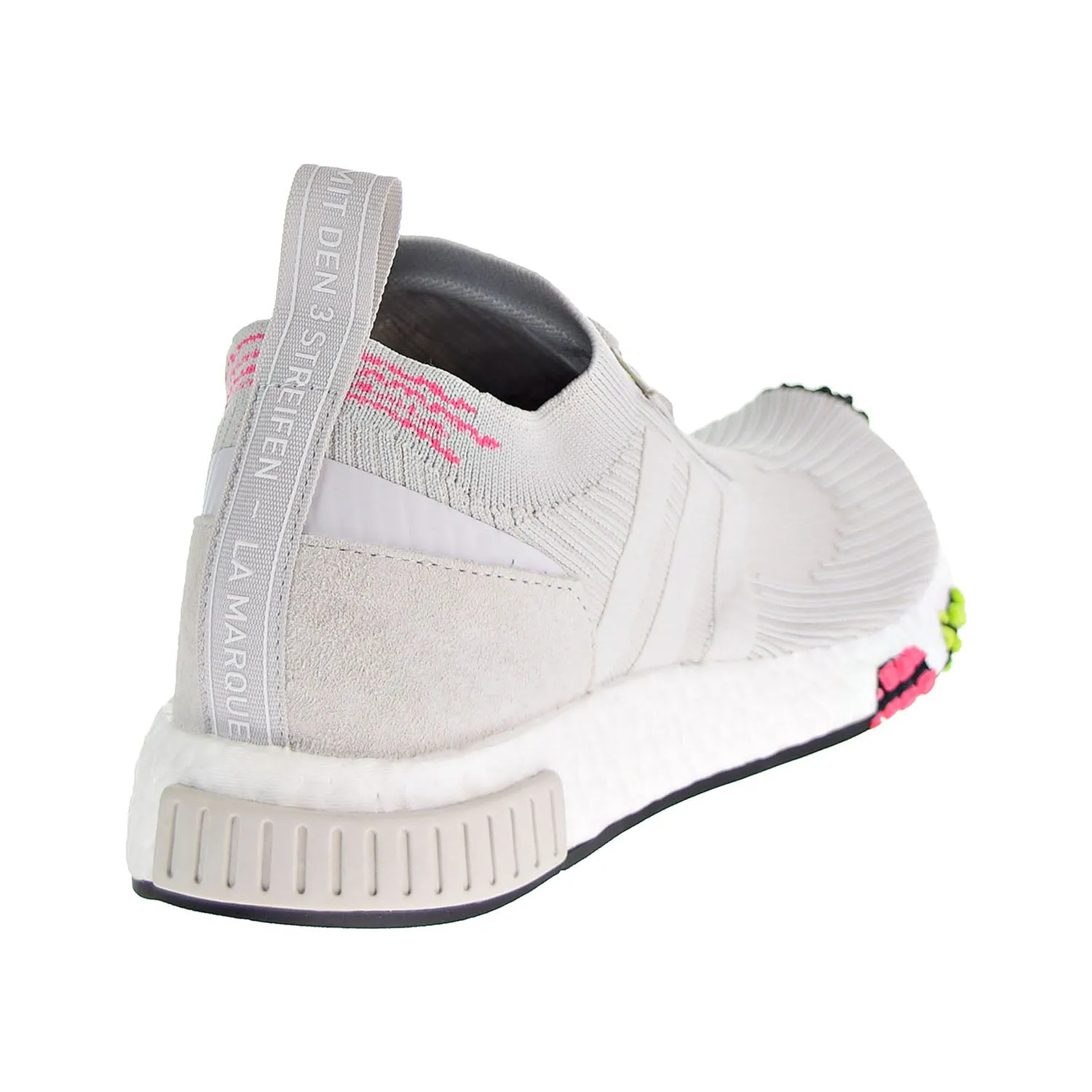 Adidas NMD_Racer Primeknit Men's Shoes Grey One/Solar Pink