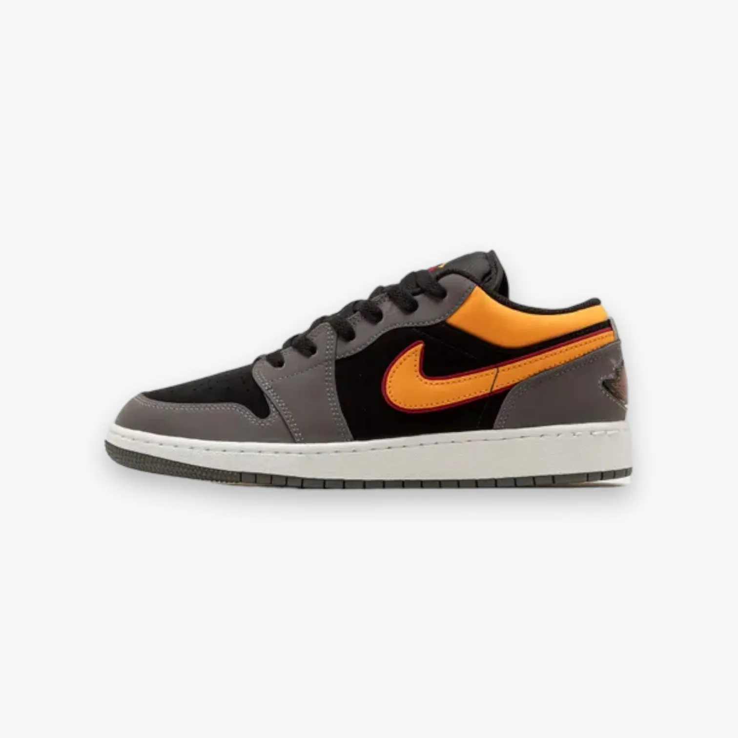 Air Jordan 1 Low SE Black Vivid Orange Light Graphite FN7671-008