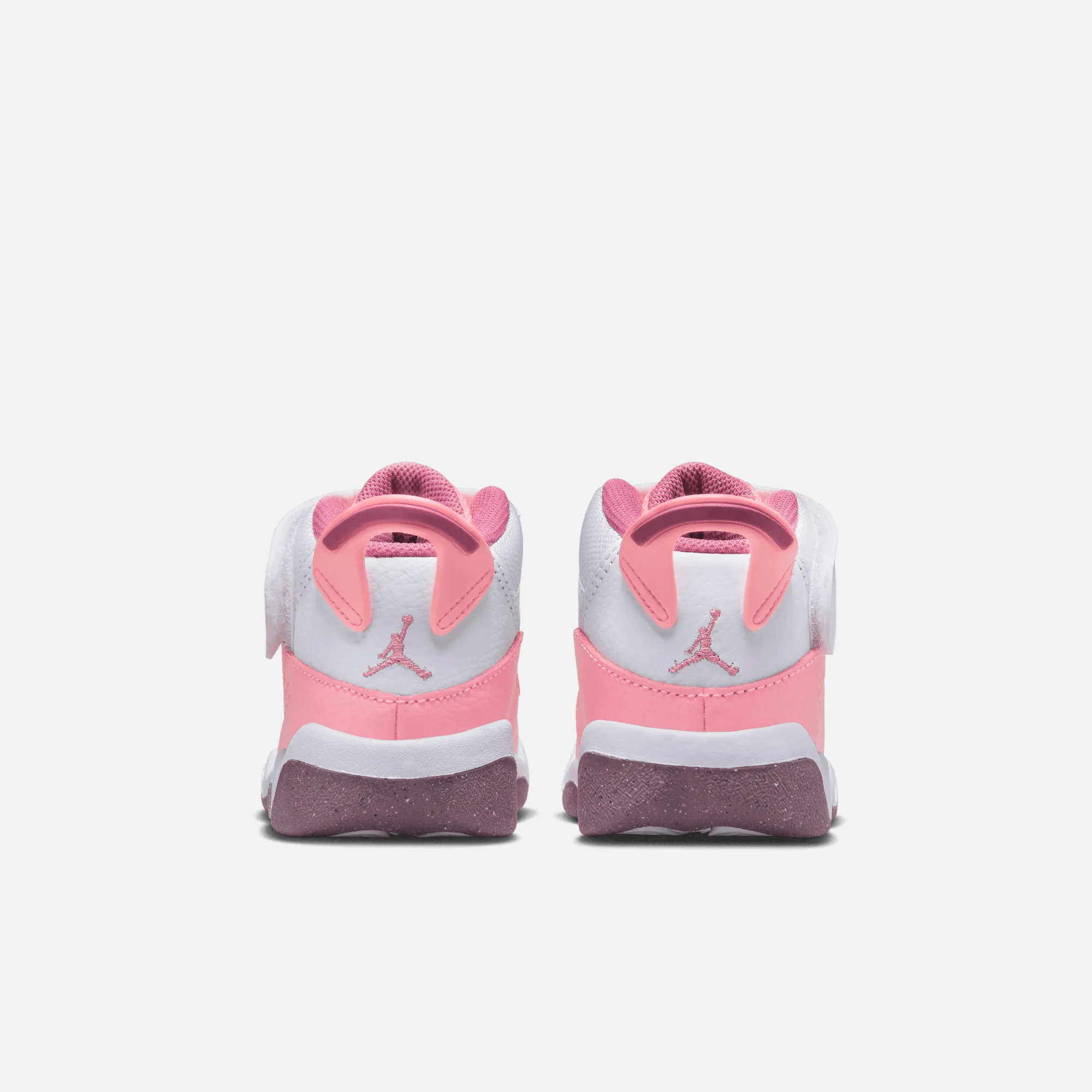 Air Jordan Kids' 6 Rings Coral Chalk (TD)