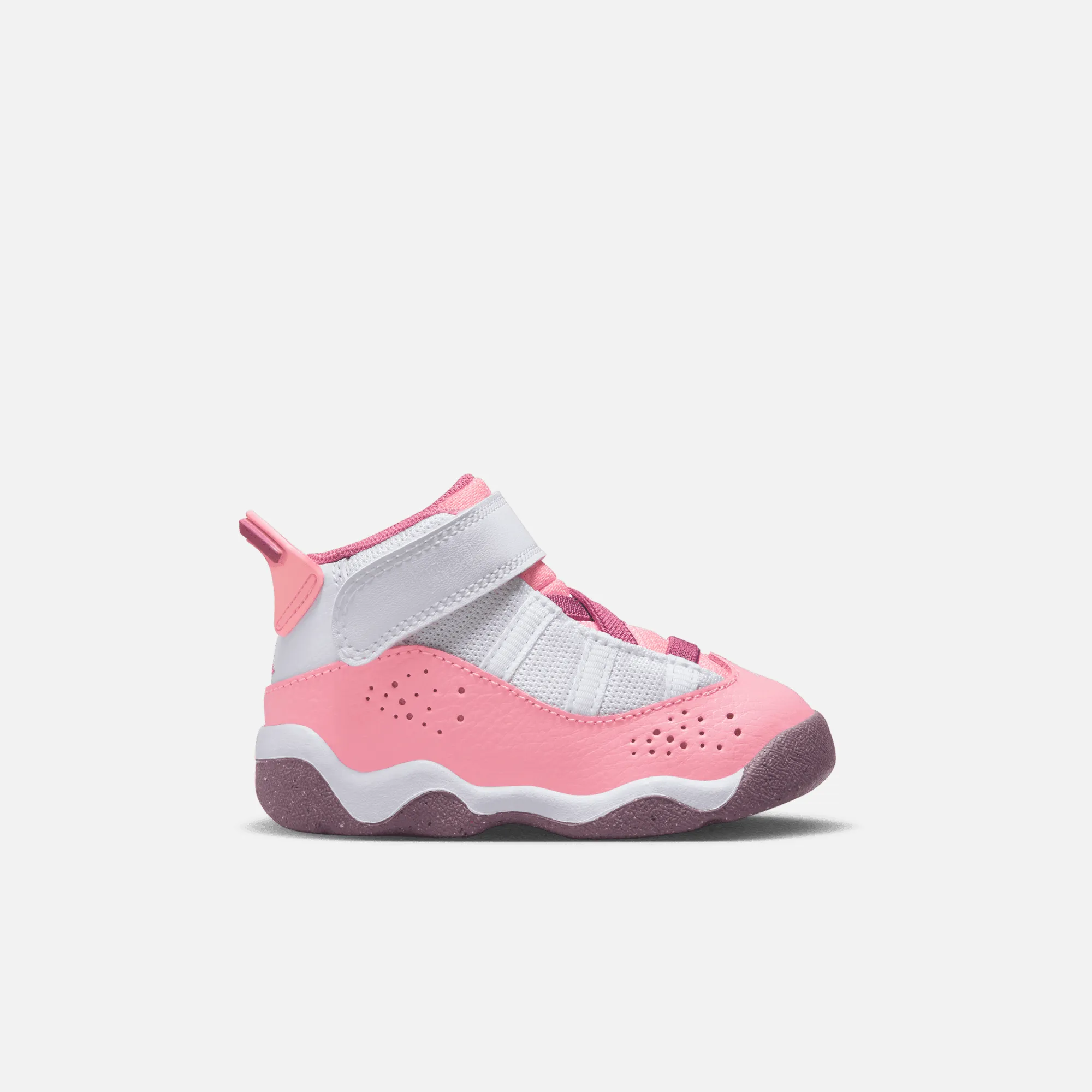 Air Jordan Kids' 6 Rings Coral Chalk (TD)