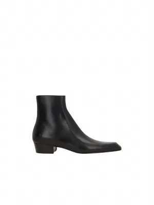 Augustin Smooth Leather Ankle Boots