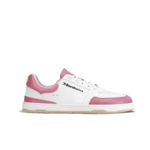 Barefoot Sneakers Barebarics Wave - White & BubbleGum Pink