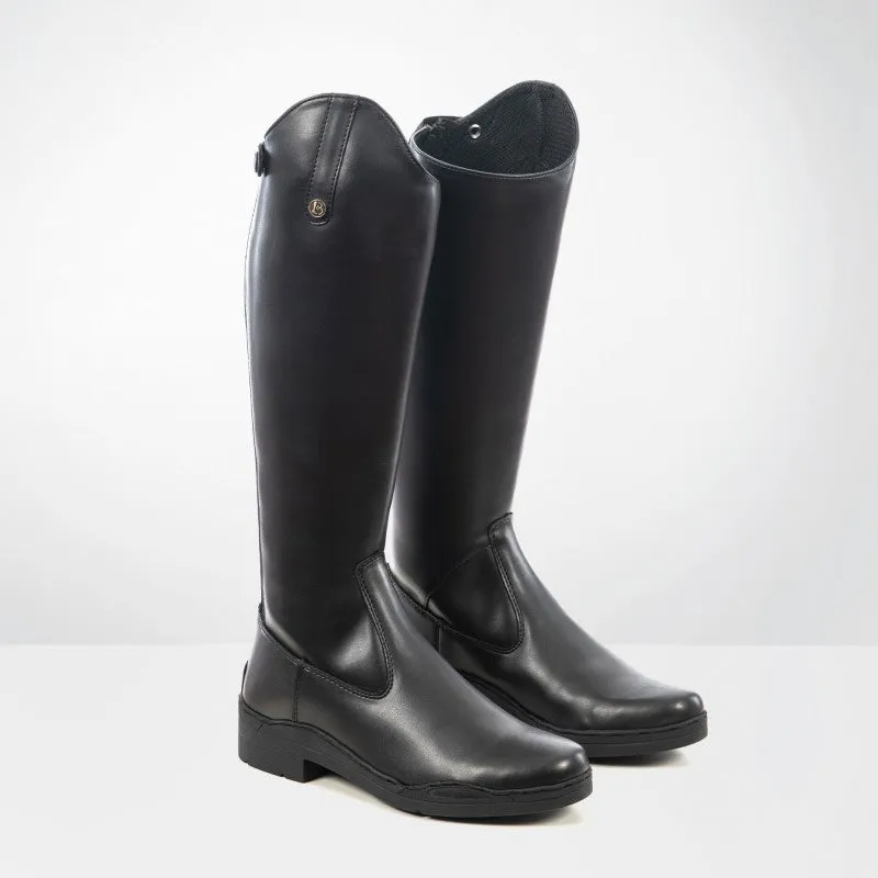 Brogini Modena Easy Care Long Competition Riding Boots Black (wide and X wide calf)