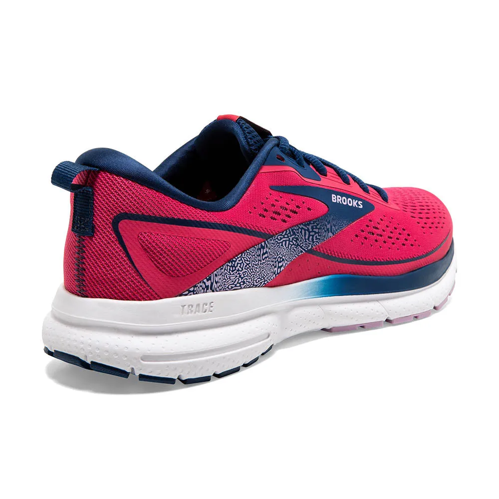 Brooks Trace 3 (Womens) - Raspberry/Blue/Orchid