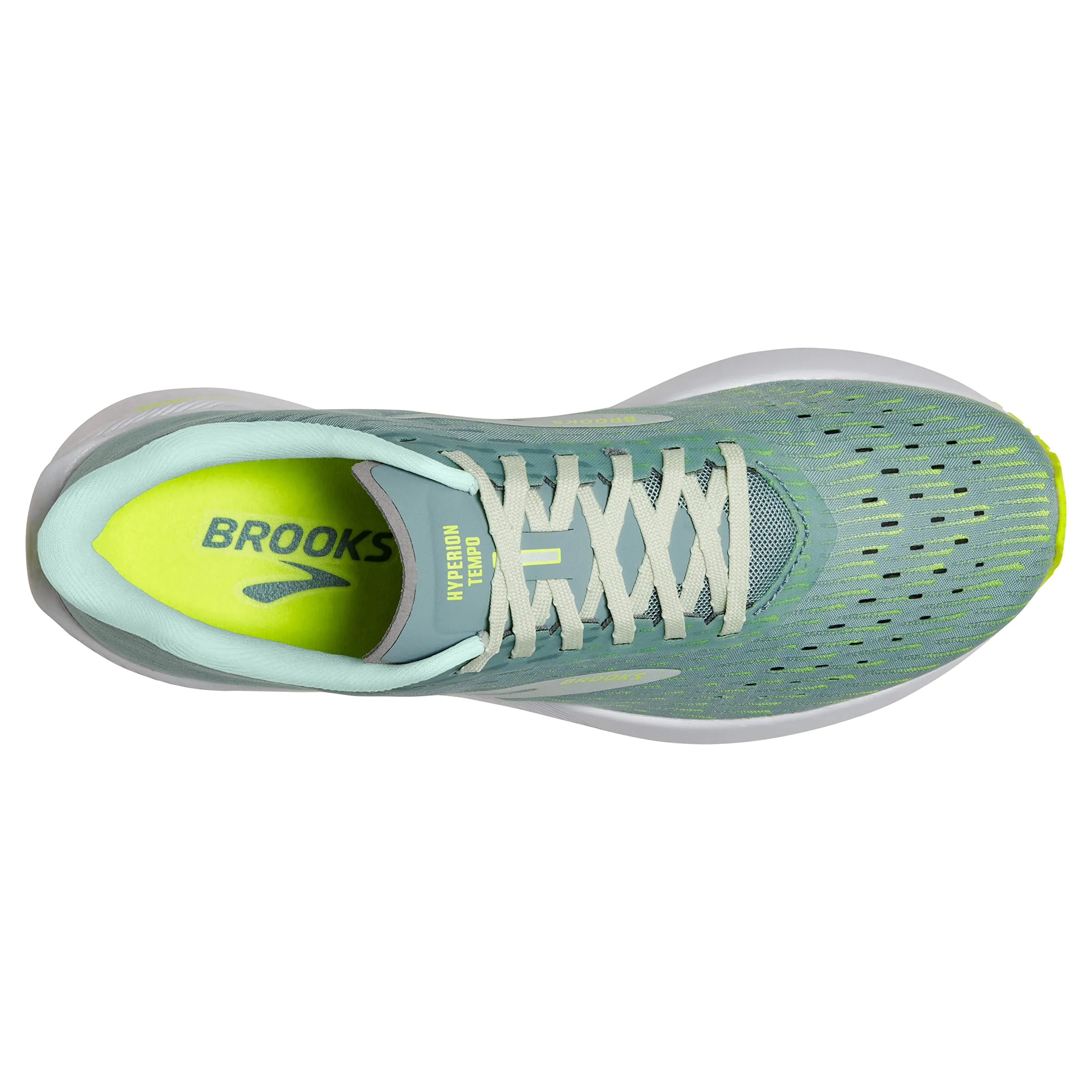 Brooks Women's Hyperion Tempo Road Running Shoe - Blue/Aqua/Nightlife - 9.5 Medium