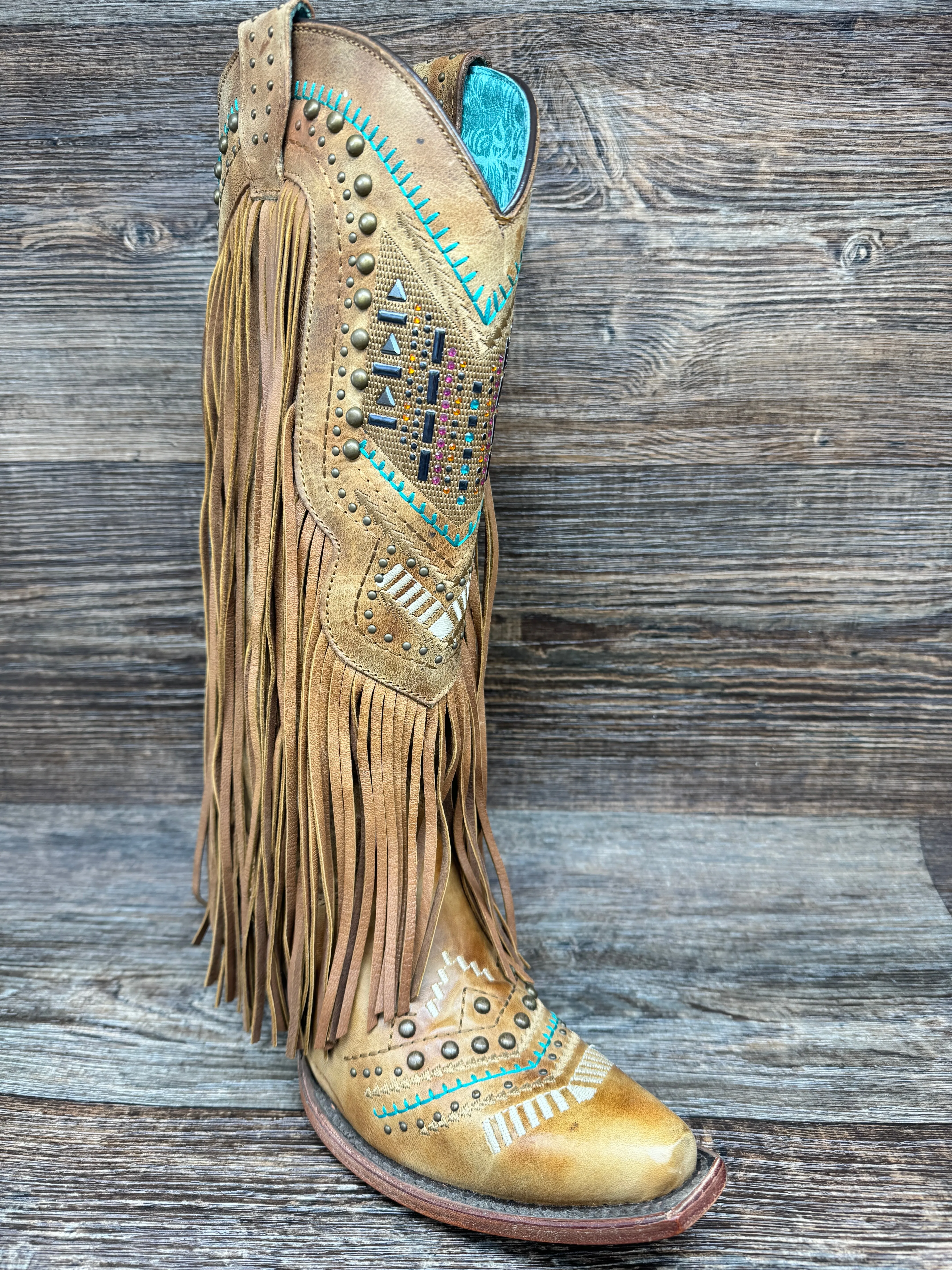 C2910 Ladies Fringe Snip Toe Western Boot by Corral