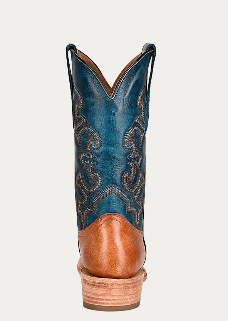 CORRAL MENS NAVY BLUE COWBOY BOOTS STYLE A4378