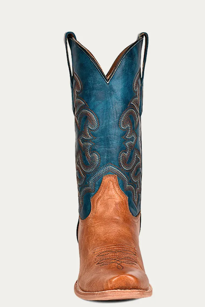 CORRAL MENS NAVY BLUE COWBOY BOOTS STYLE A4378