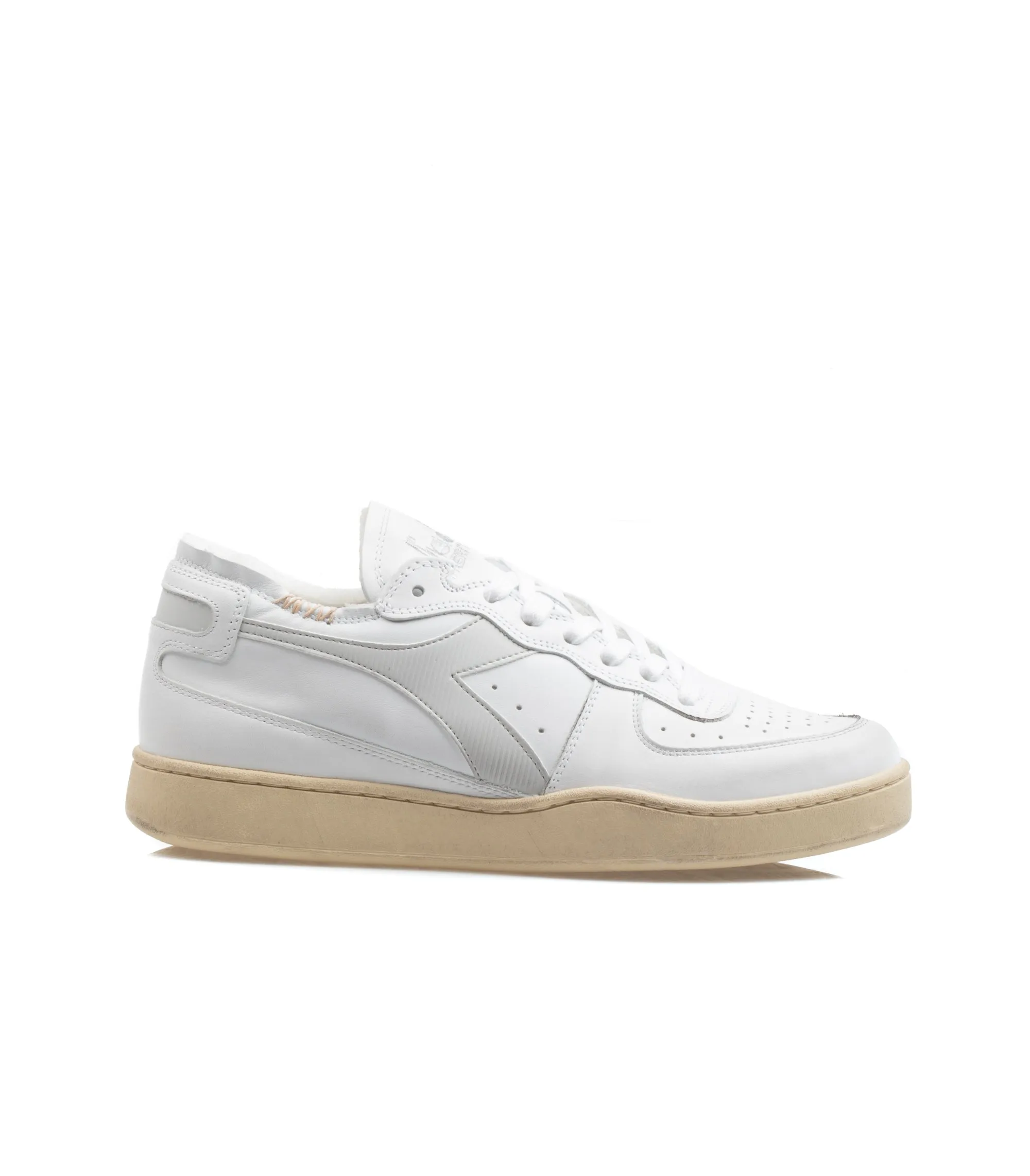 Diadora Milano Basket Row Cut Bianco Unisex