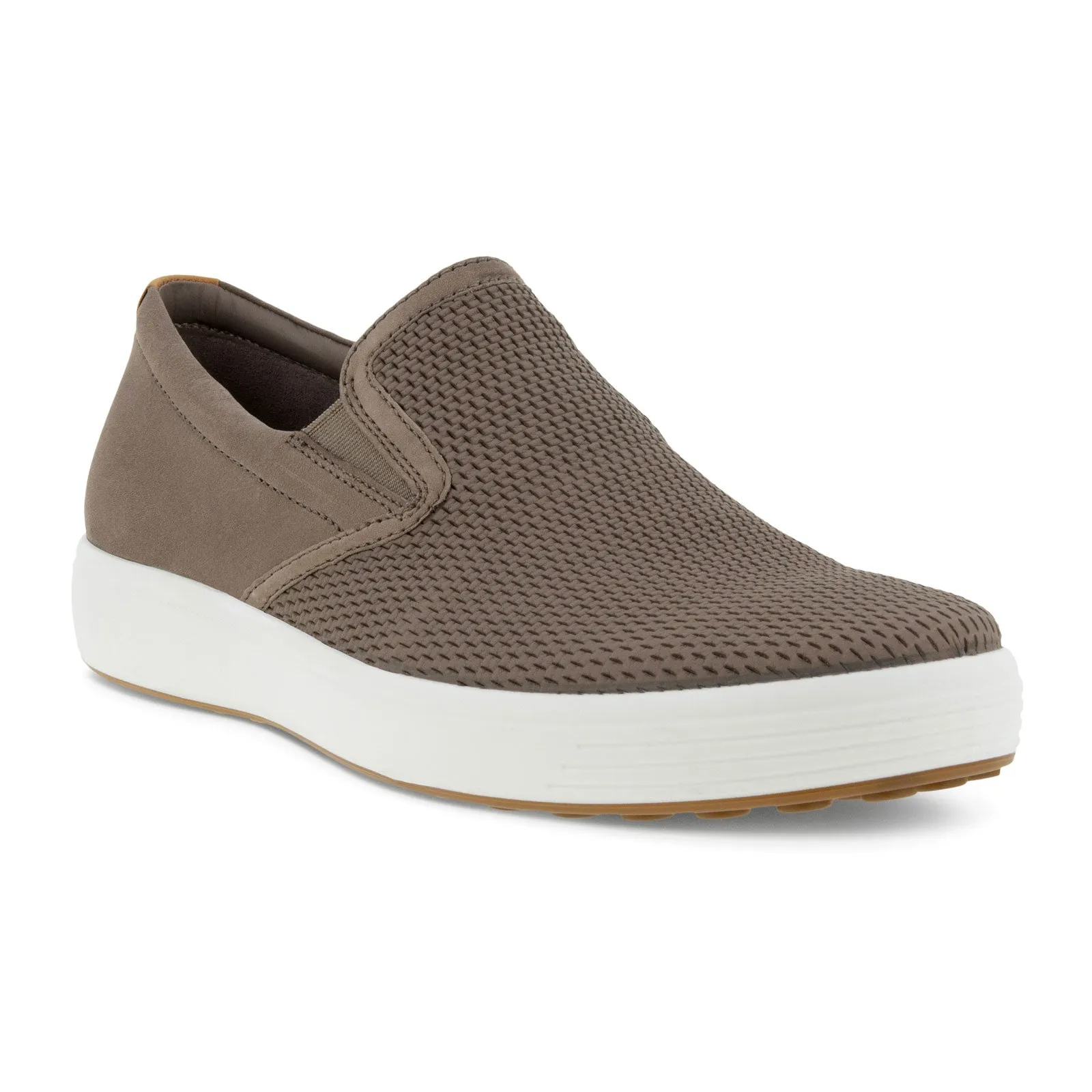 ECCO Soft 7 Slip On 2.0 (Men) - Taupe/Taupe/Lion