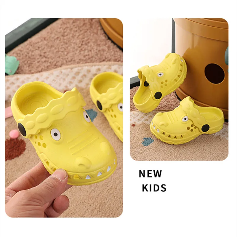 Fashion Summer EVA Soft Sandals Children's Crocodile Slippers