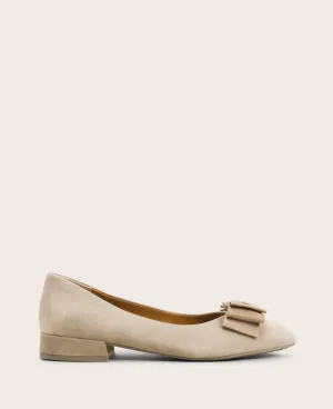 GENTLE SOULS - Atlas Suede Bow Flat