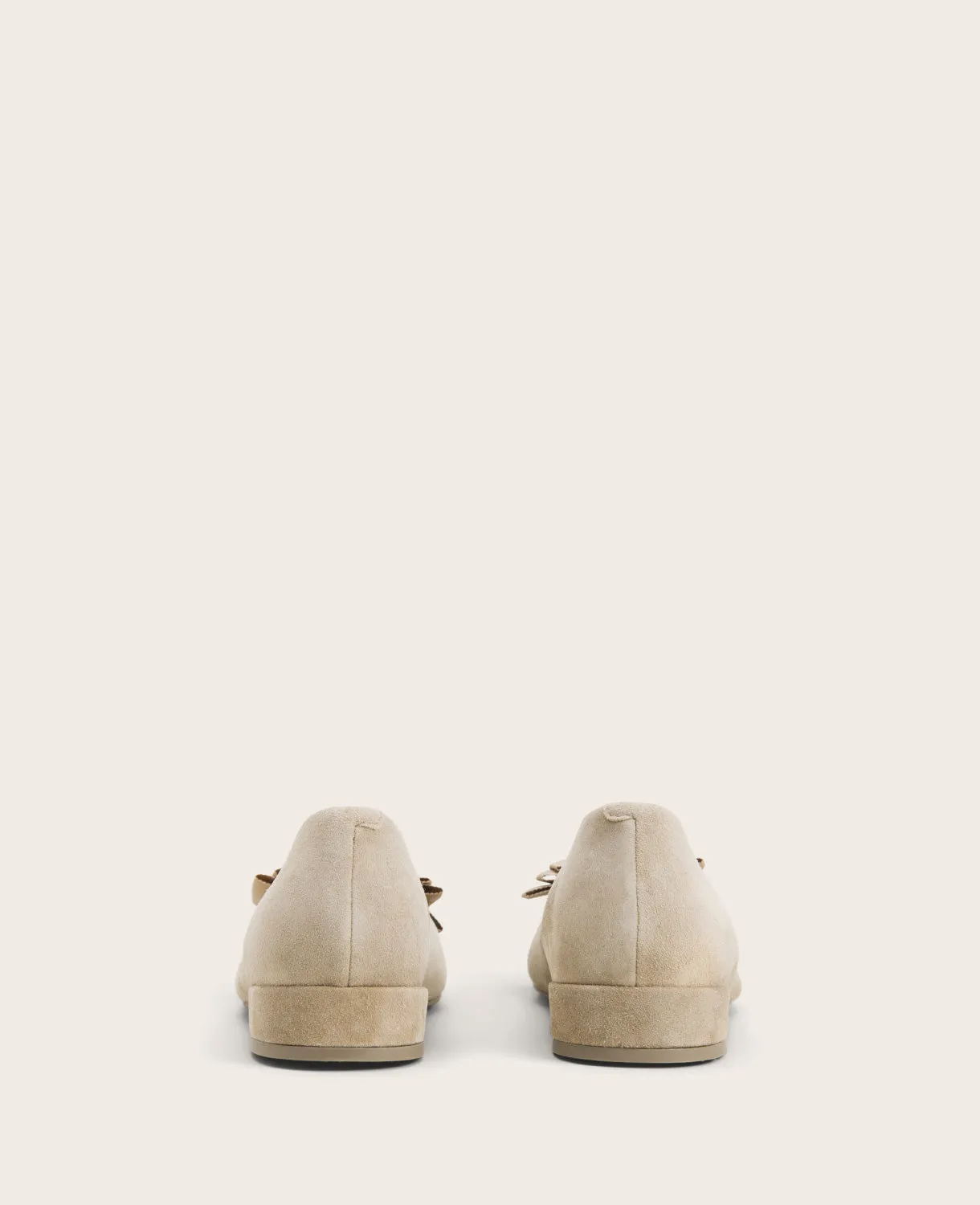 GENTLE SOULS - Atlas Suede Bow Flat