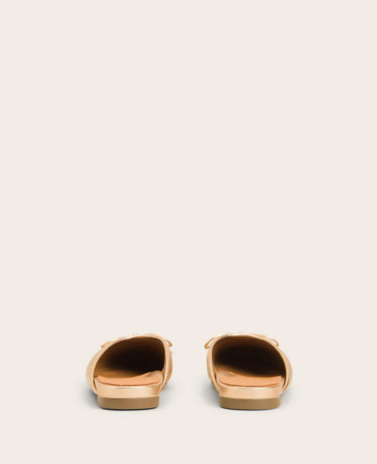 GENTLE SOULS - Eugene Leather Bow Flat Mule