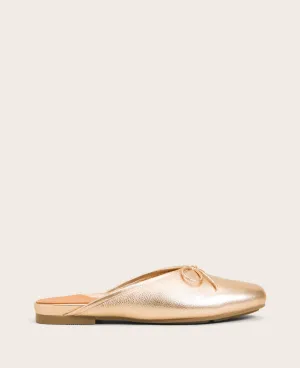 GENTLE SOULS - Eugene Leather Bow Flat Mule