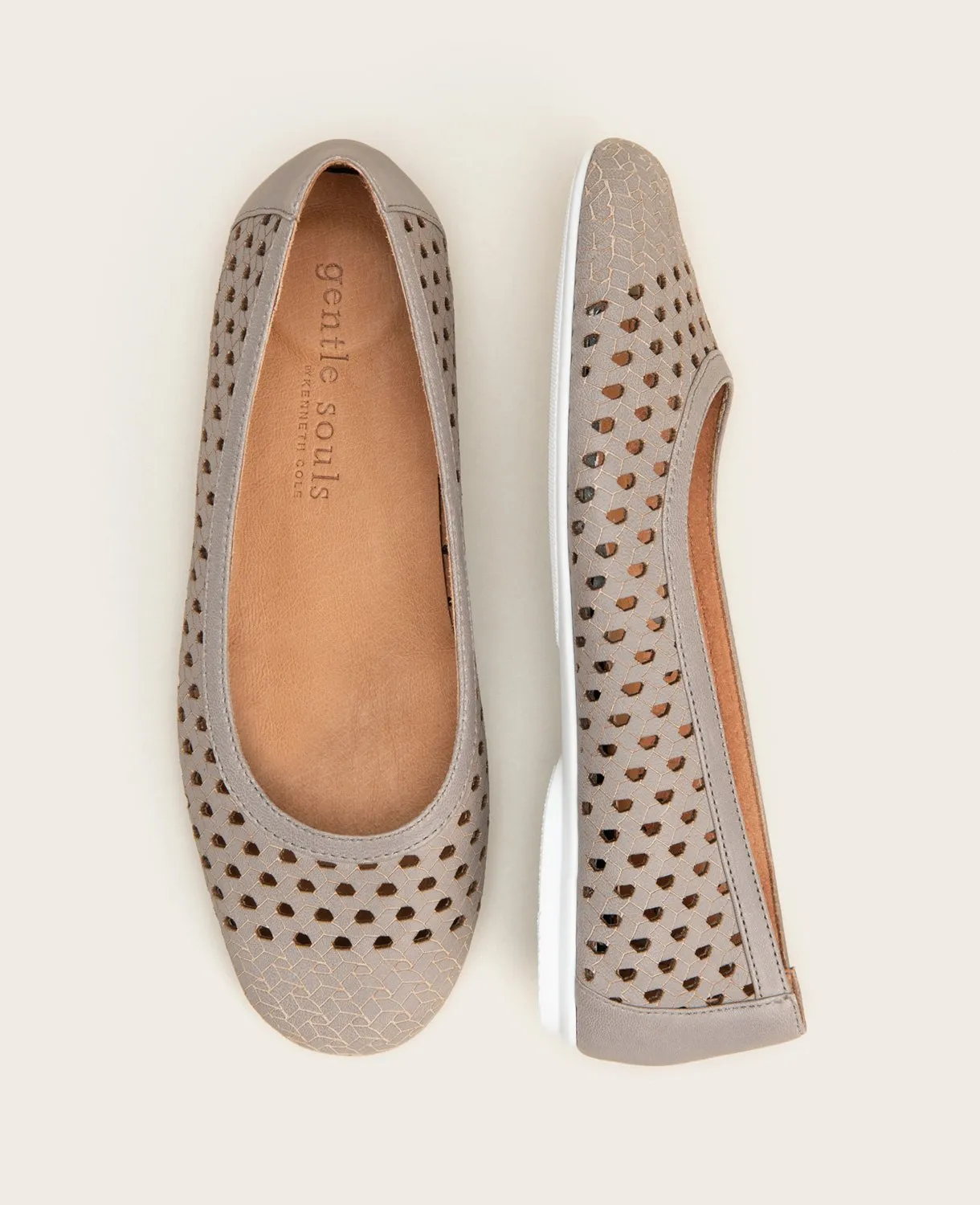 GENTLE SOULS - Eugene Travel Packable Woven Ballet Flat