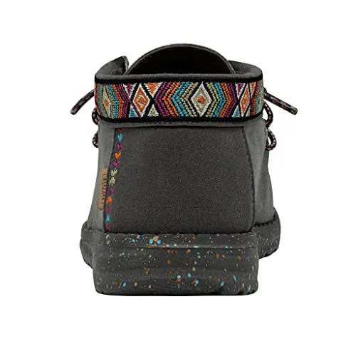 Hey Dude Women's Iris Festival Aztec Band Grey, Size 9