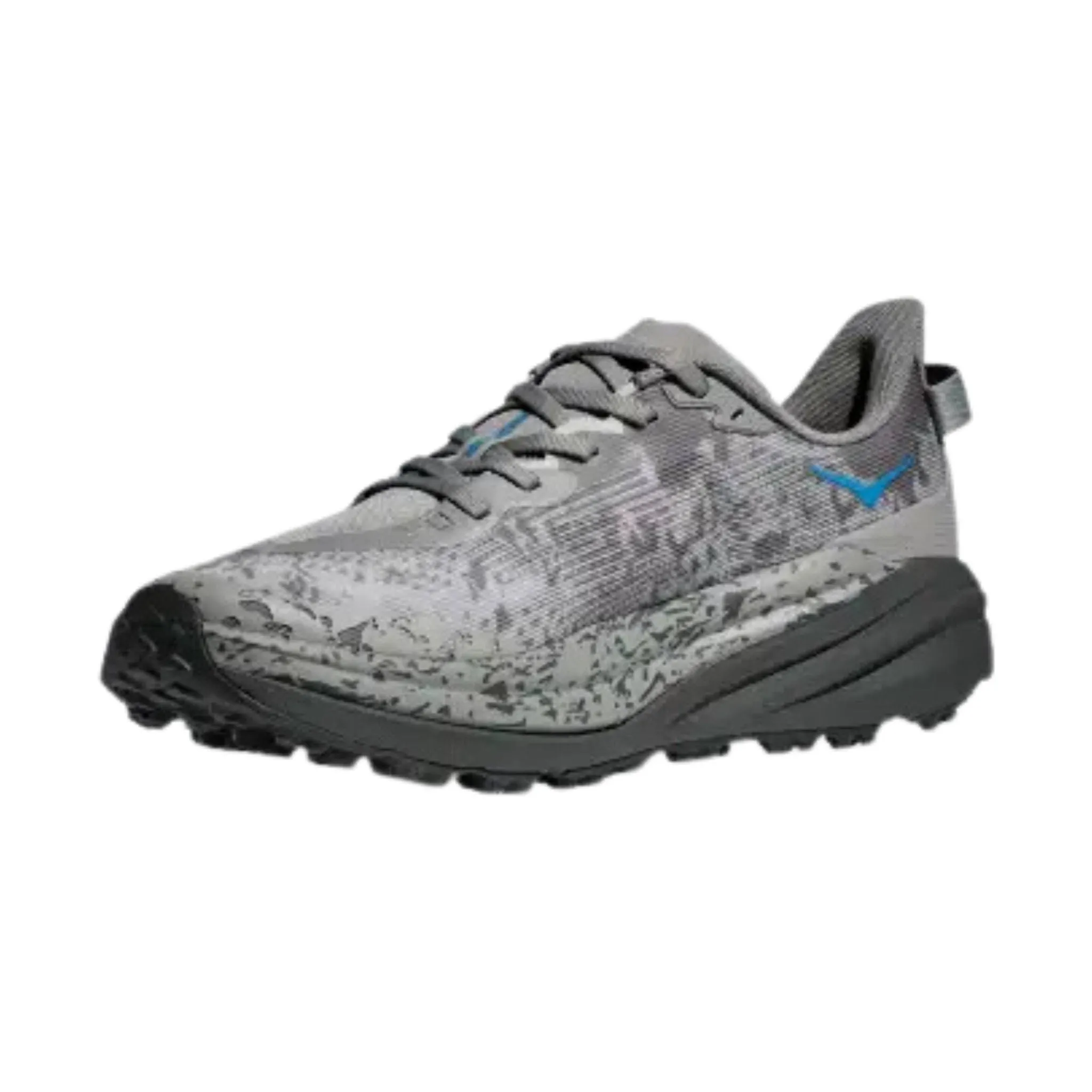 HOKA Men's Speedgoat 6 Trail Running Shoes - Galactic Grey/ HOKA Blue