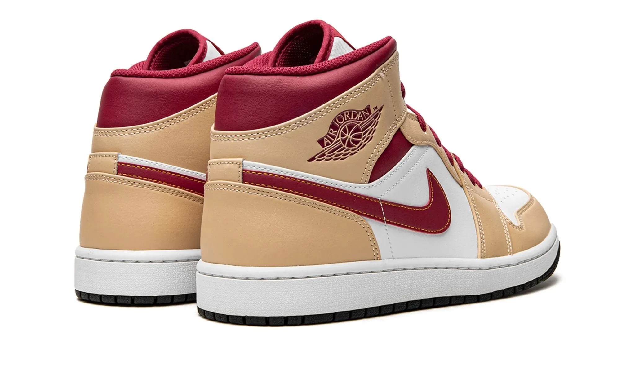 JORDAN 1 MID LIGHT CURRY CARDINAL