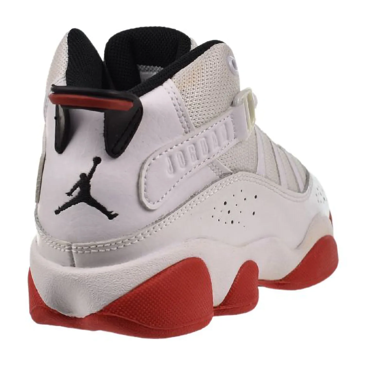 Jordan 6 Rings (PS) Little Kid's Shoes White-University Red-Black