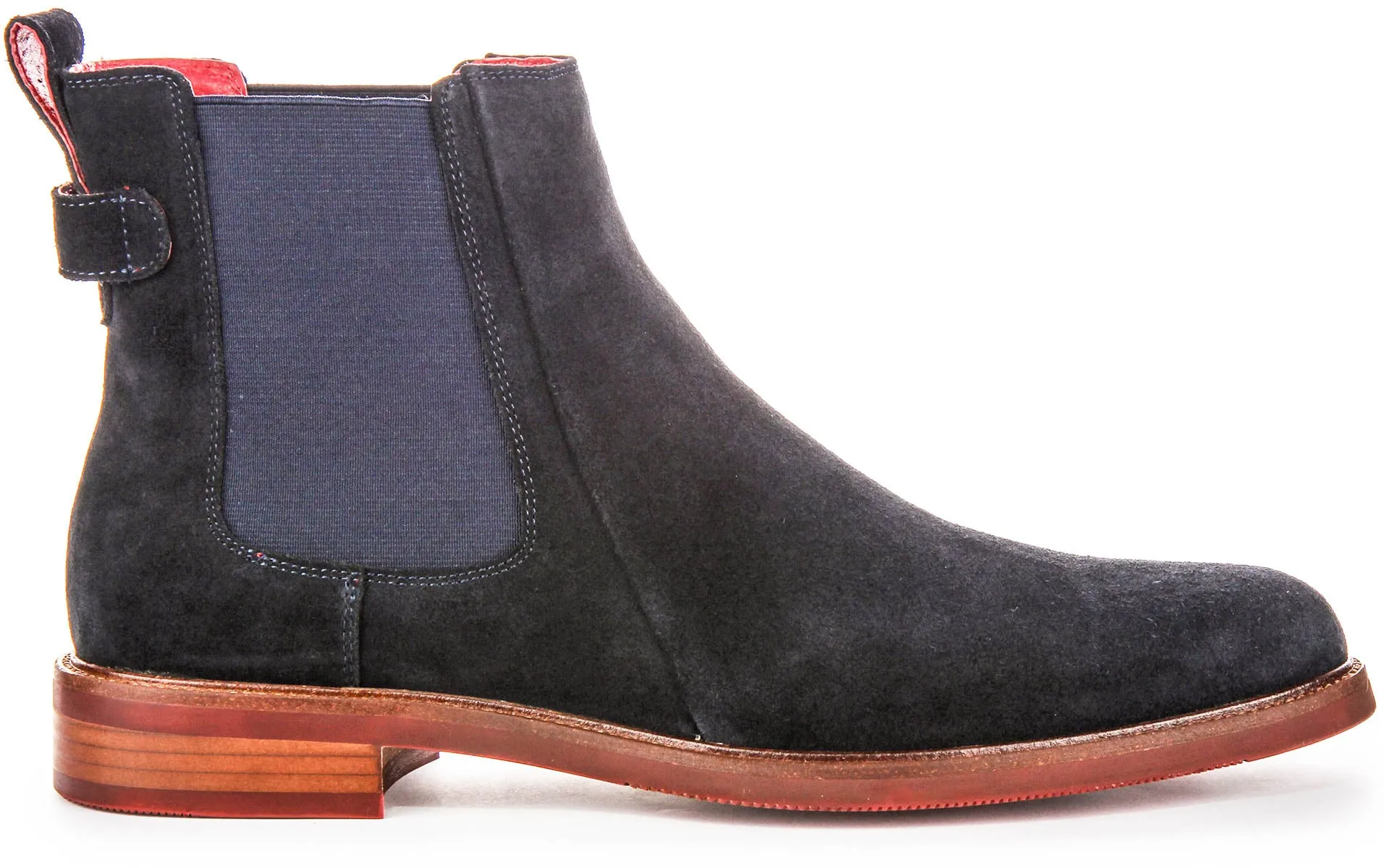 Justinreess England Luiz Suede In Navy For Men