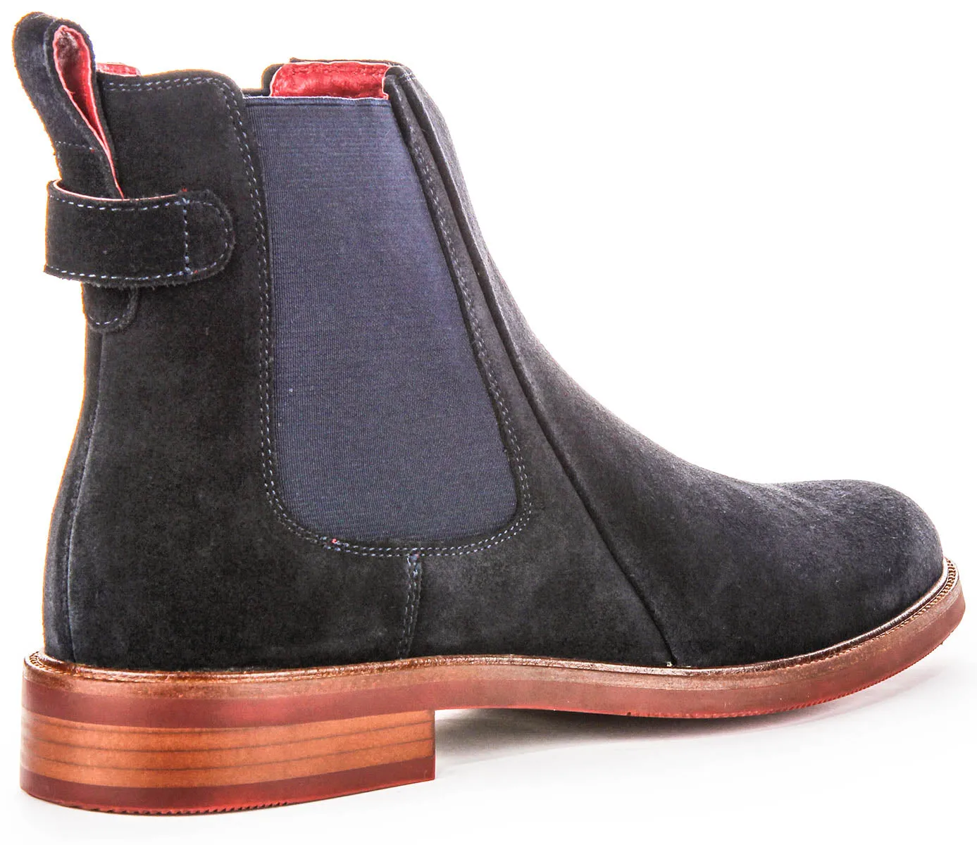 Justinreess England Luiz Suede In Navy For Men