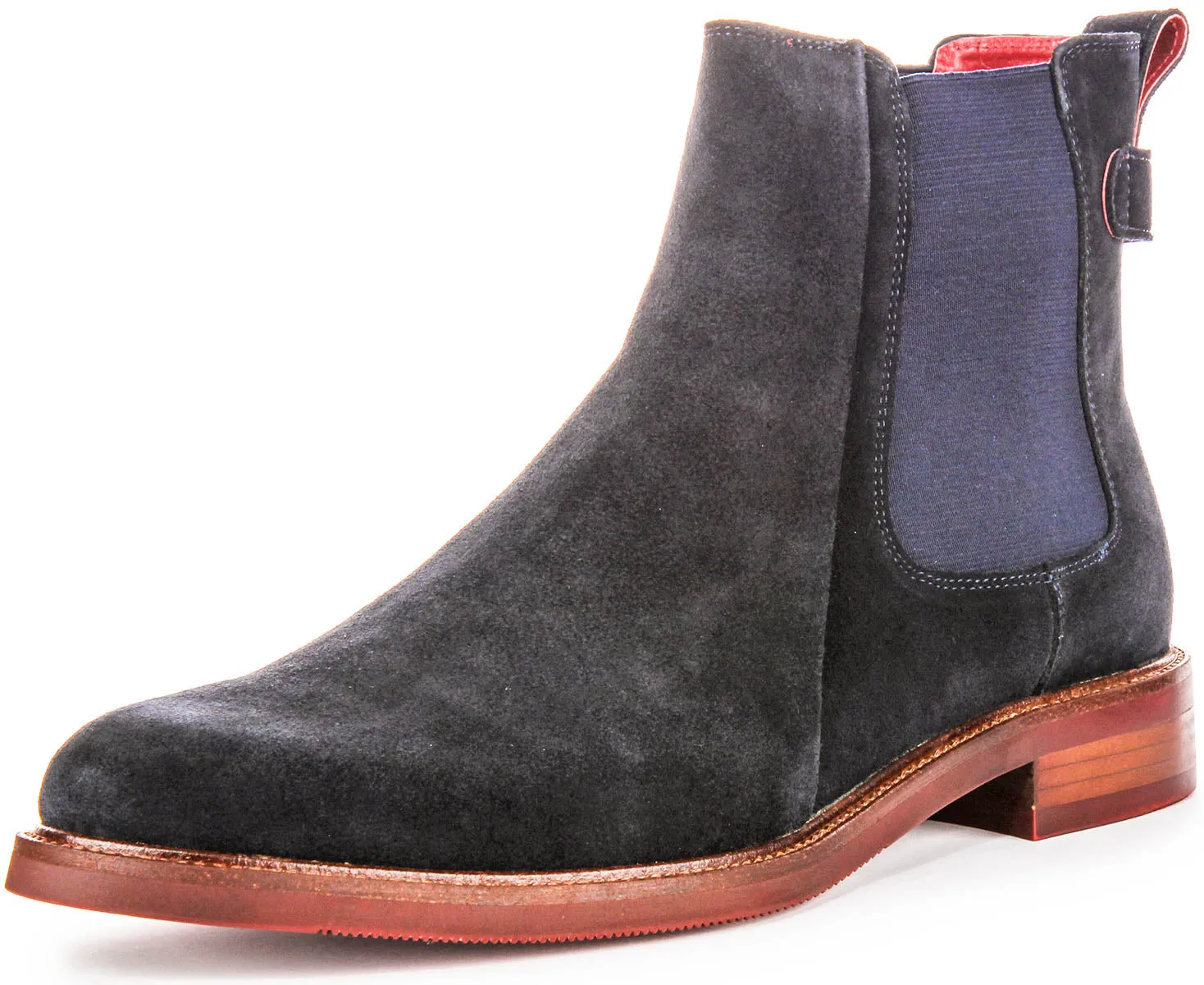 Justinreess England Luiz Suede In Navy For Men