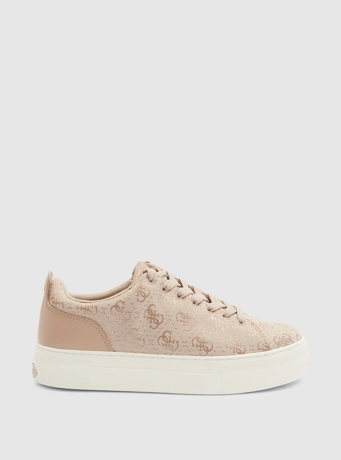 Light Pink Giaa Logo Low-Top Sneakers