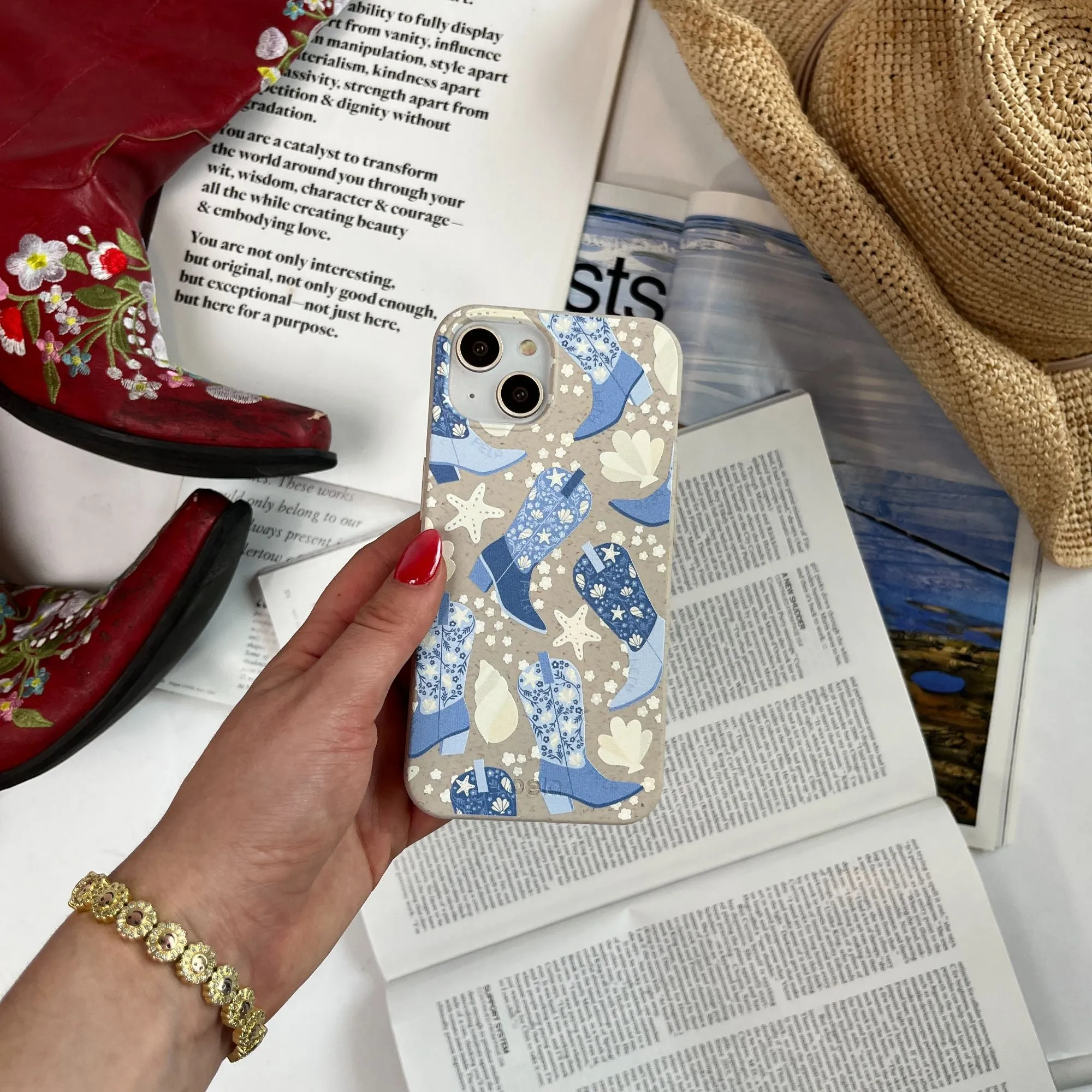 London Fog Shells and Boots iPhone 6/6s/7/8/SE Case