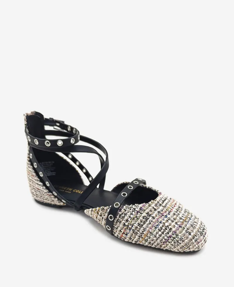 Mason Strappy Stud Flat