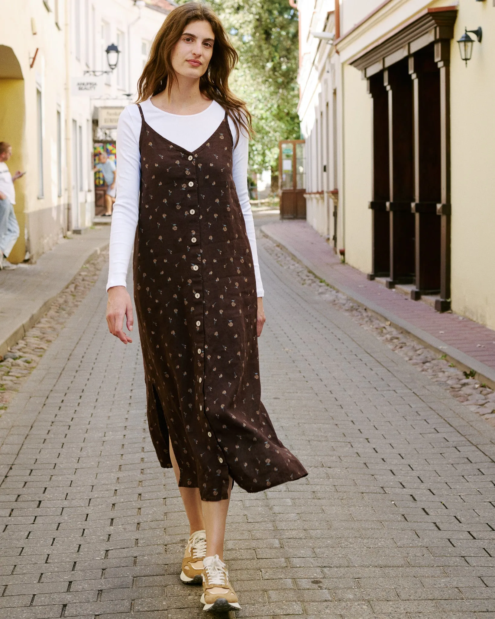 MATILDA slip linen dress