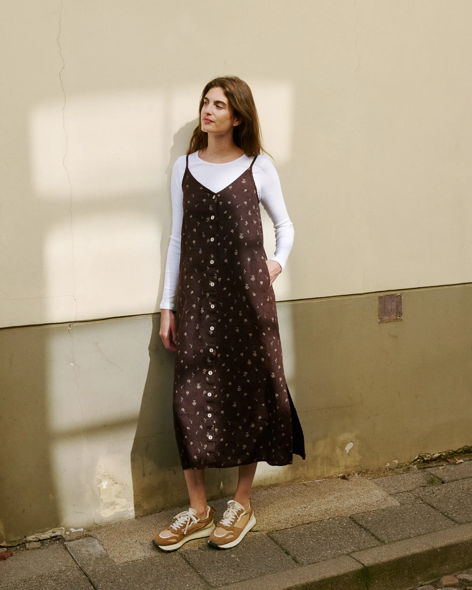 MATILDA slip linen dress