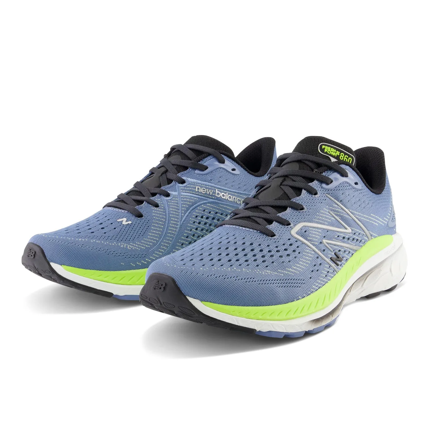 Men's New Balance Fresh Foam X 880v13 Color: Mercury Blue with Thirty Watt