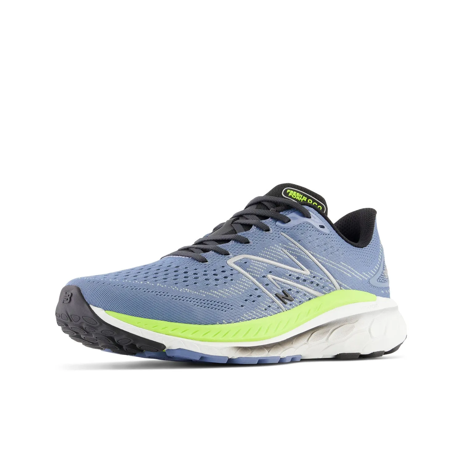 Men's New Balance Fresh Foam X 880v13 Color: Mercury Blue with Thirty Watt