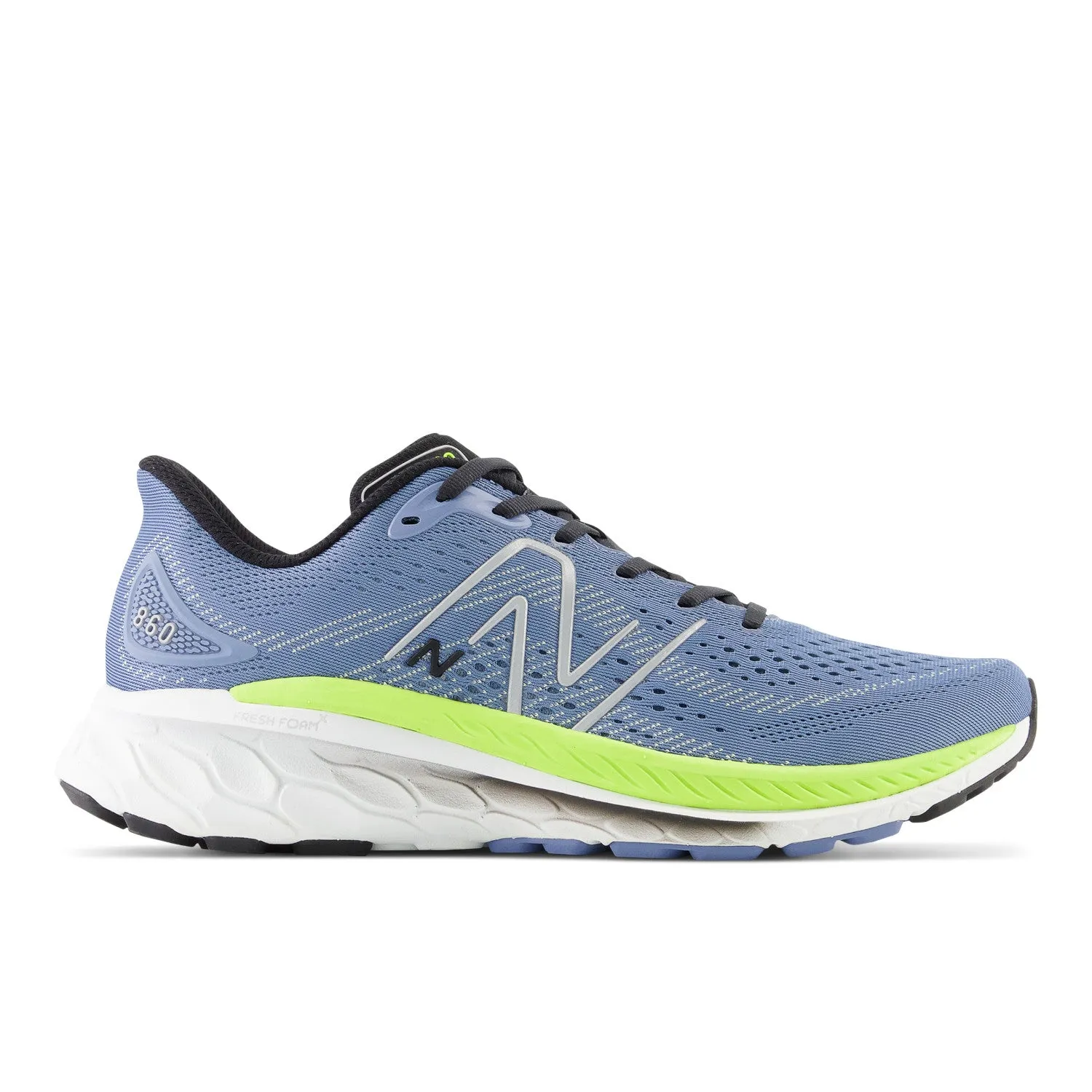 Men's New Balance Fresh Foam X 880v13 Color: Mercury Blue with Thirty Watt