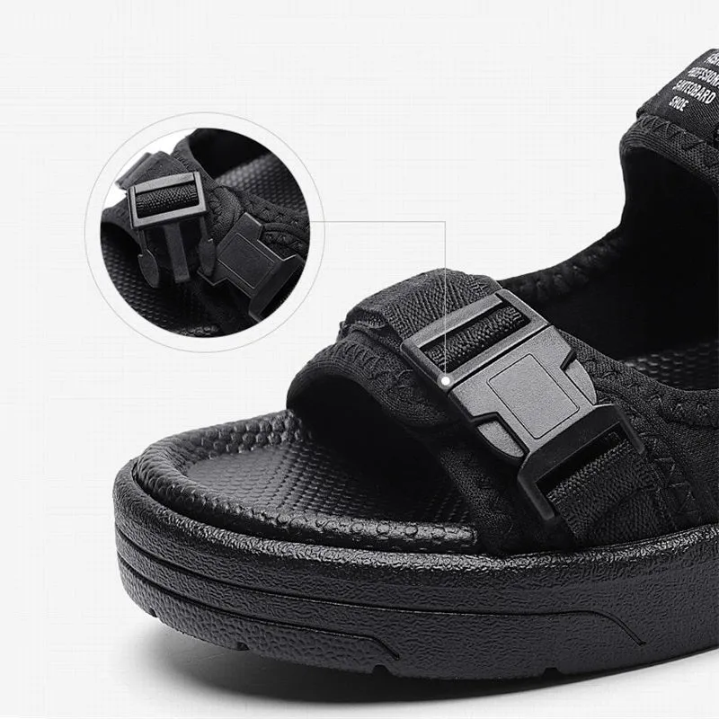 Mens Summer Casual Open Toe Breathable Non-slip Sports Sandals