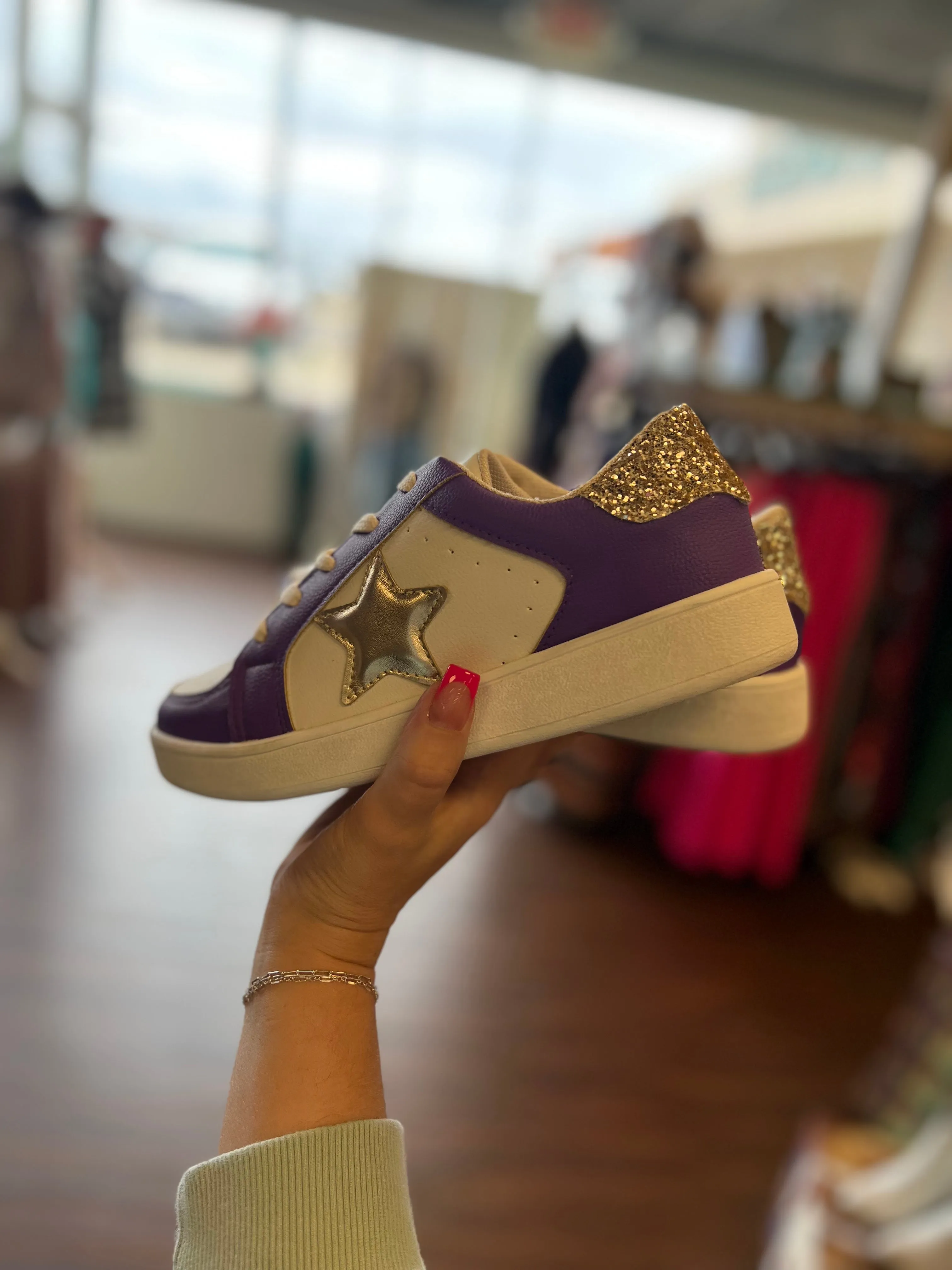 Miel Purple Gameday Sneakers