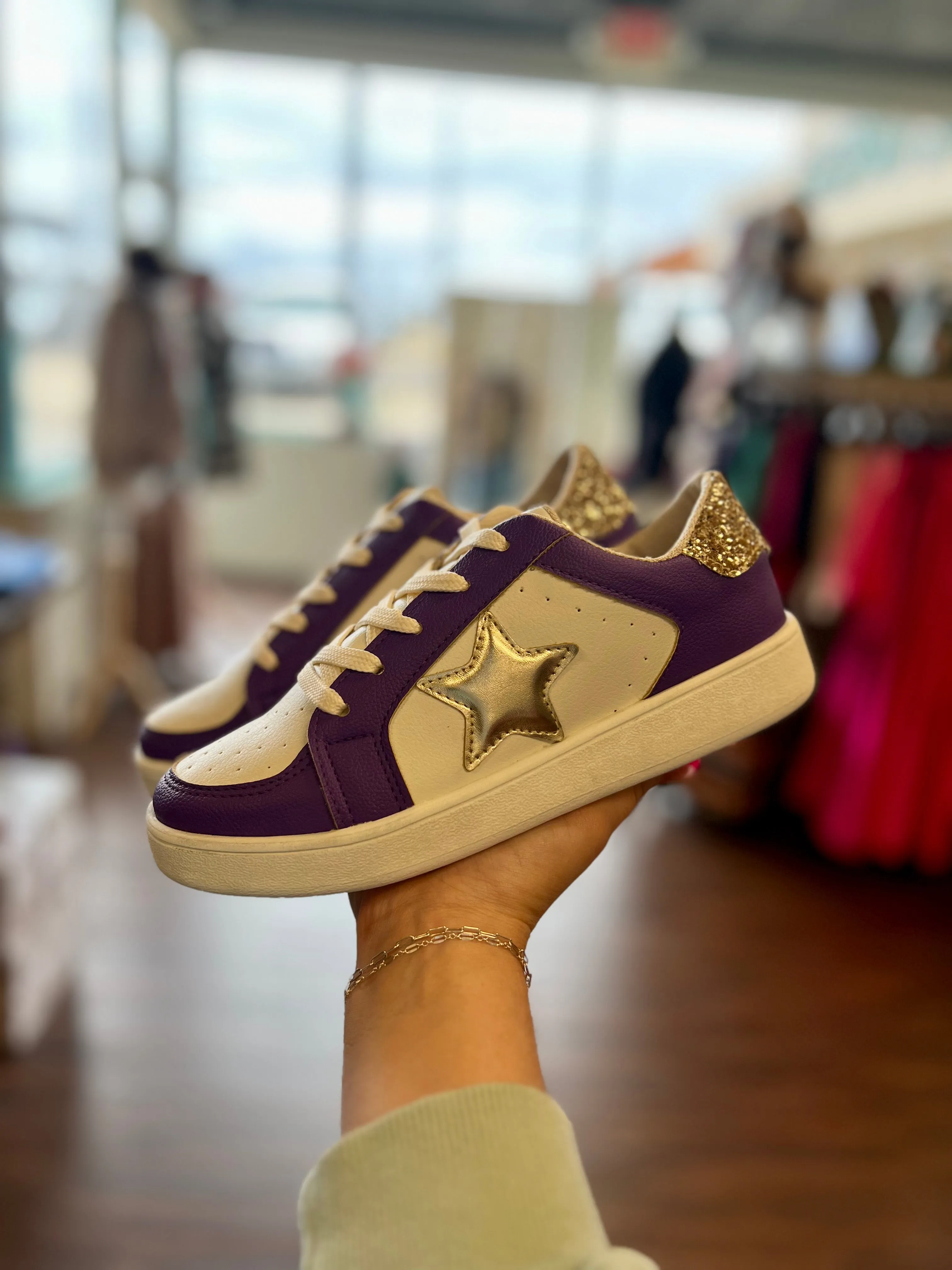 Miel Purple Gameday Sneakers