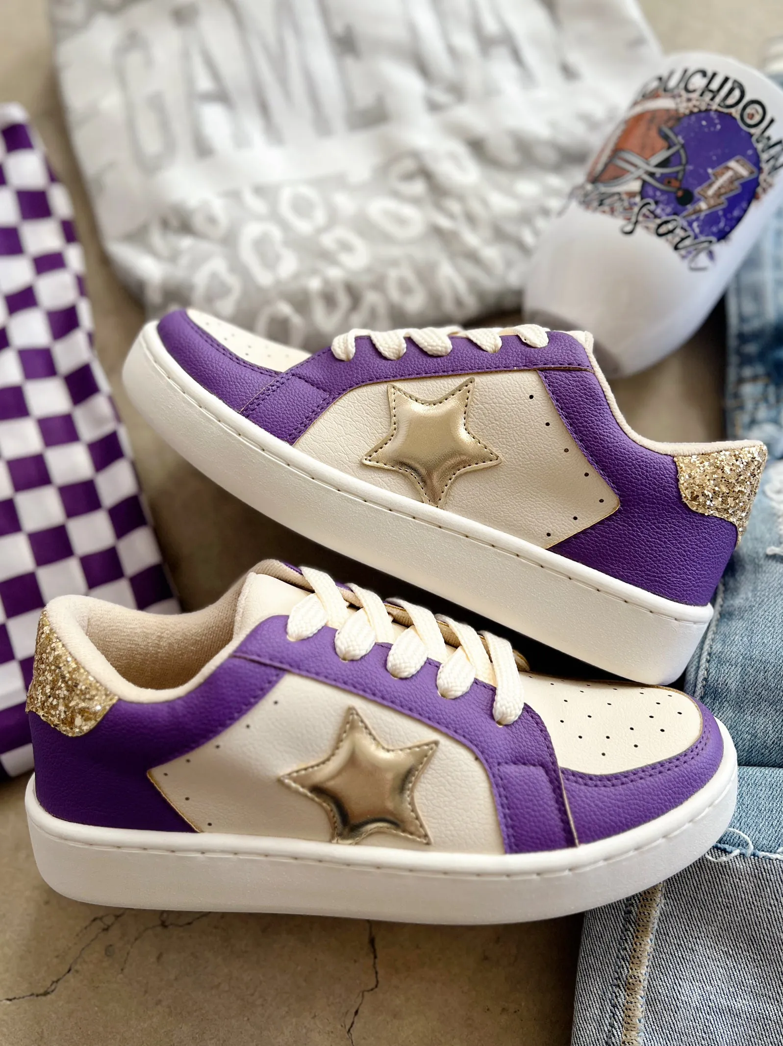 Miel Purple Gameday Sneakers