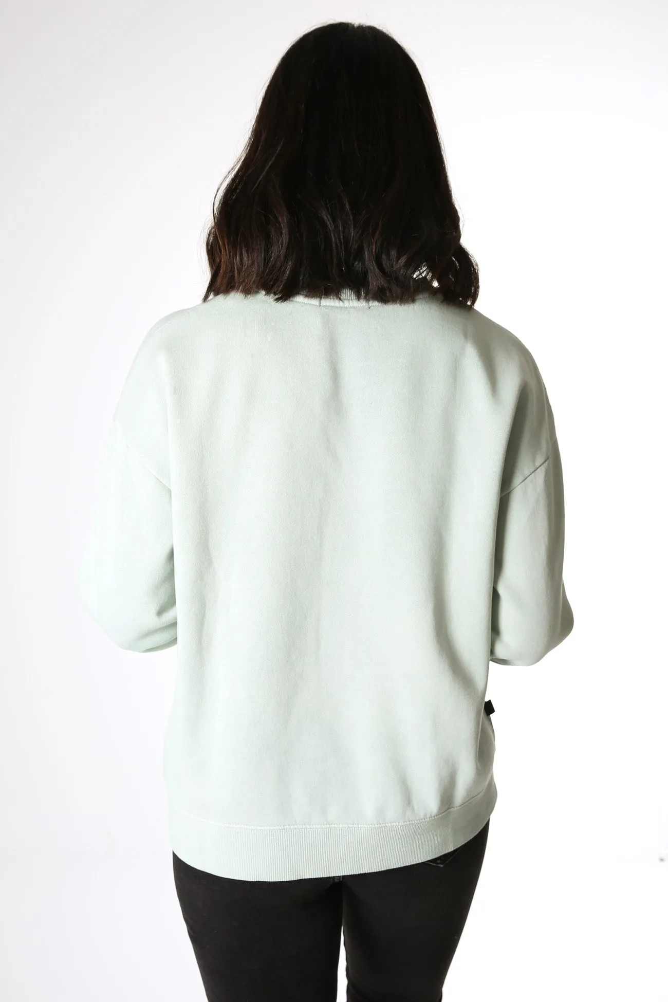 Mika Oversized Crew Light Green