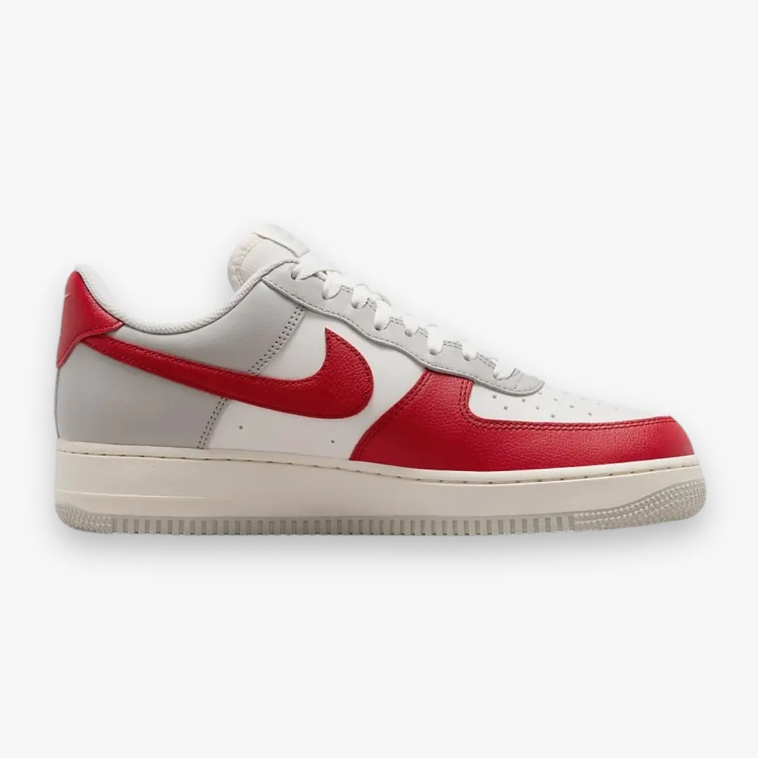 Nike Air Force 1 '07 LV8 Light Iron Ore Gym Red Pale Ivory HJ9094-012