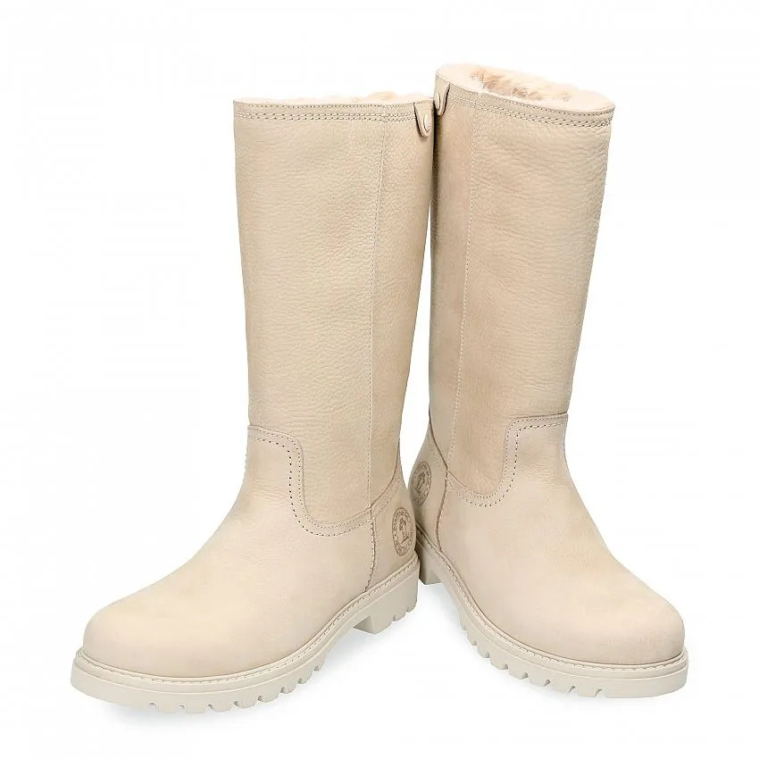 PANAMA JACK BAMBINA LEATHER BOOTS WITH WARM LINING
