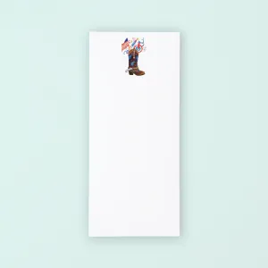 Patriotic Boot  Lists Pad