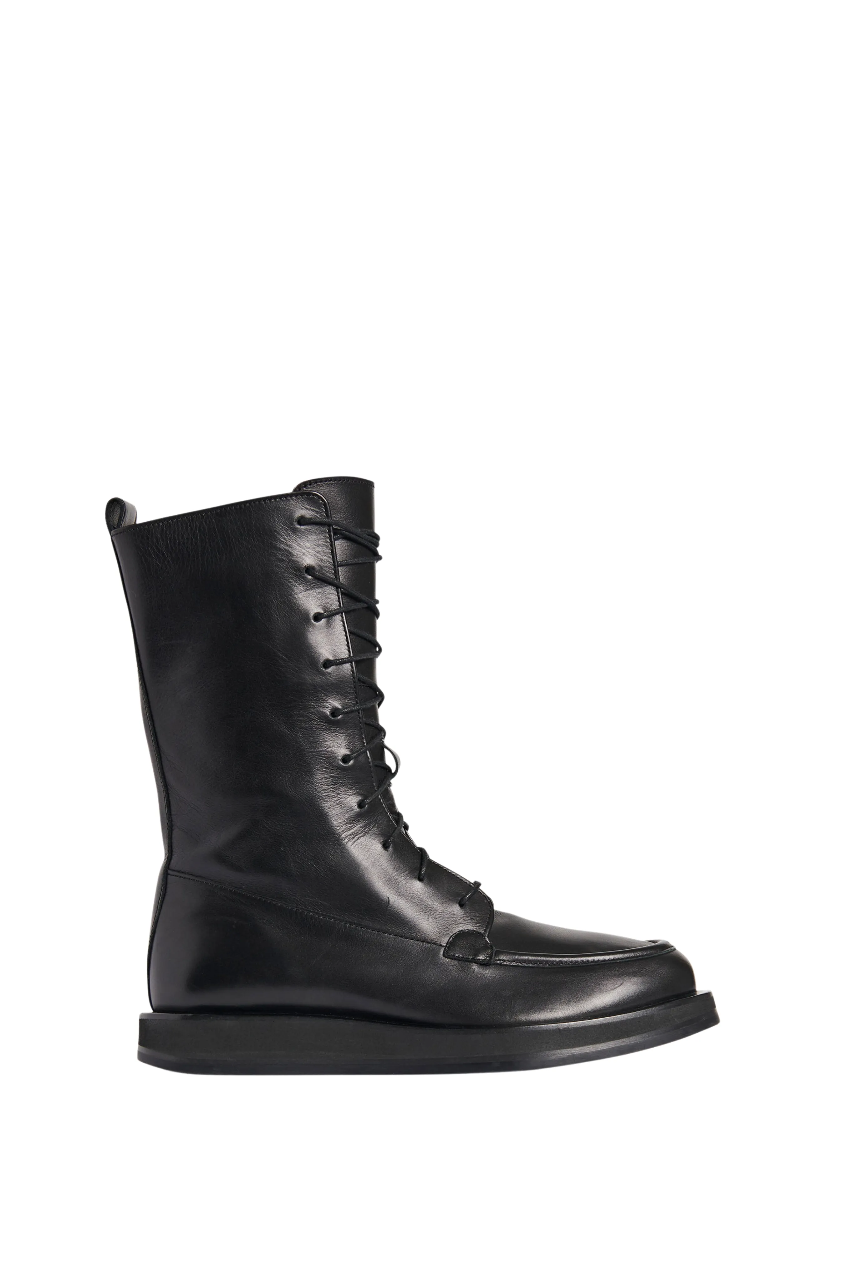 Patty Leather Combat Boots