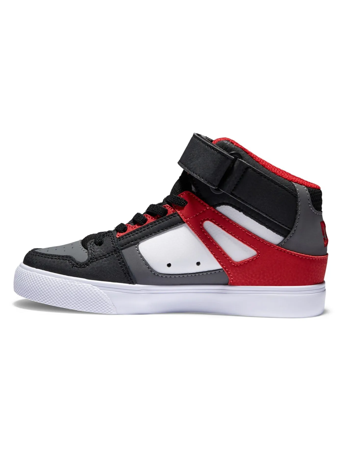 Pure High-Top EV White/Grey/Red Shoes (Kids)